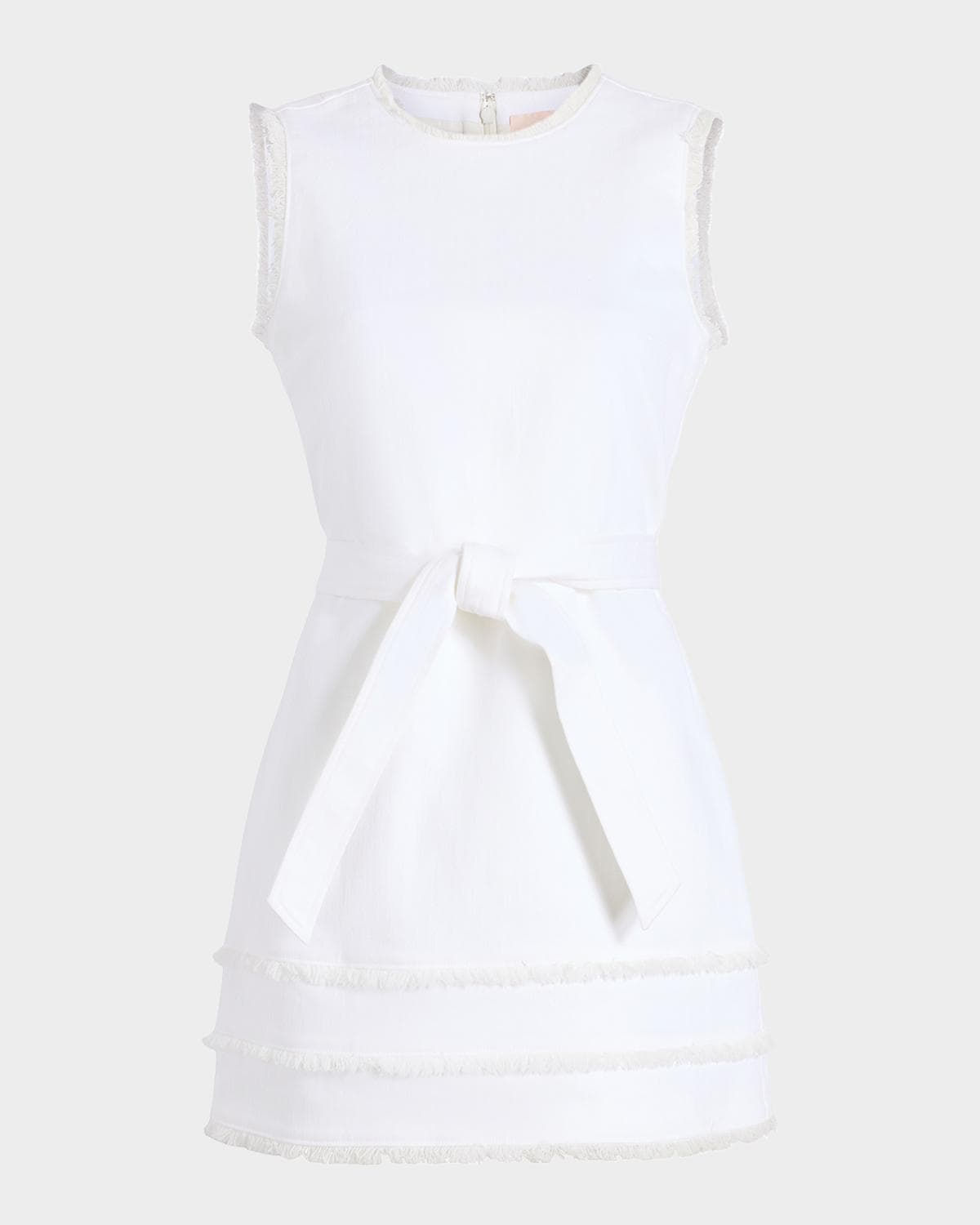 Cinq à Sept Mindie Sleeveless Fringe Mini Dress