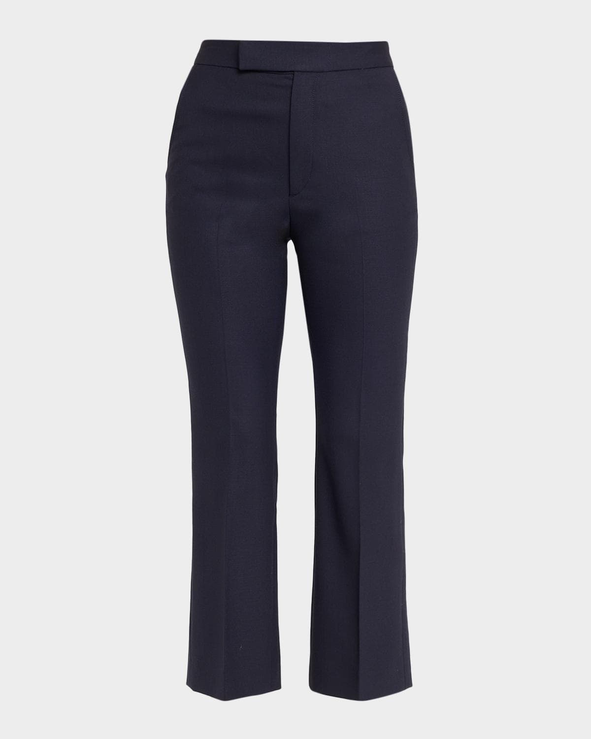 MARIA MCMANUS High-Rise Straight-Leg Crop Trousers