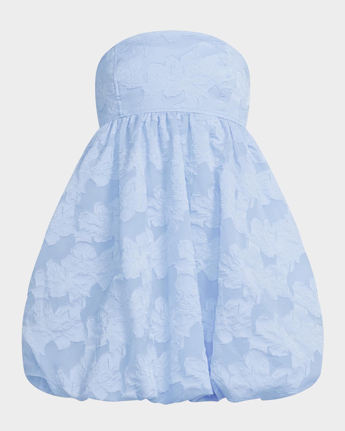BCBGMAXAZRIA Strapless Fil Coupe Bubble Mini Dress · 4