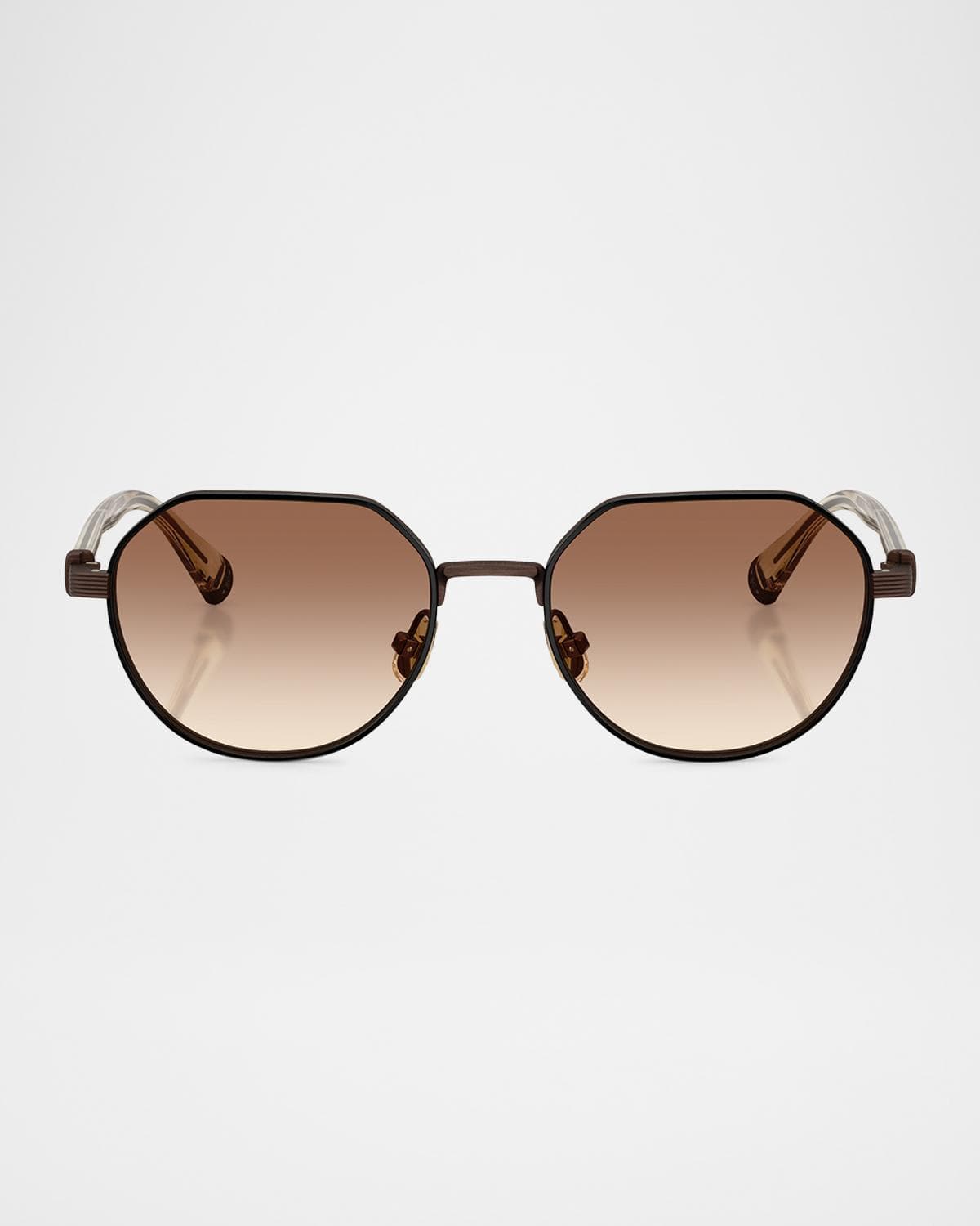 Brunello Cucinelli BC1007T Round Titanium Sunglasses