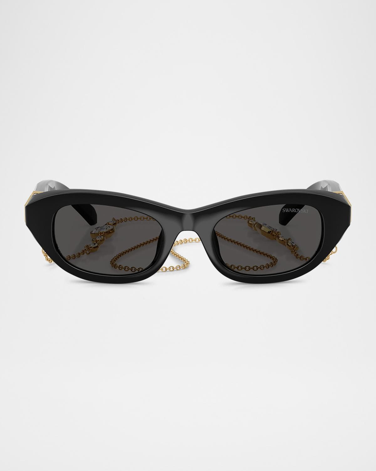 Swarovski SK6036U Rectangle Plastic Sunglasses