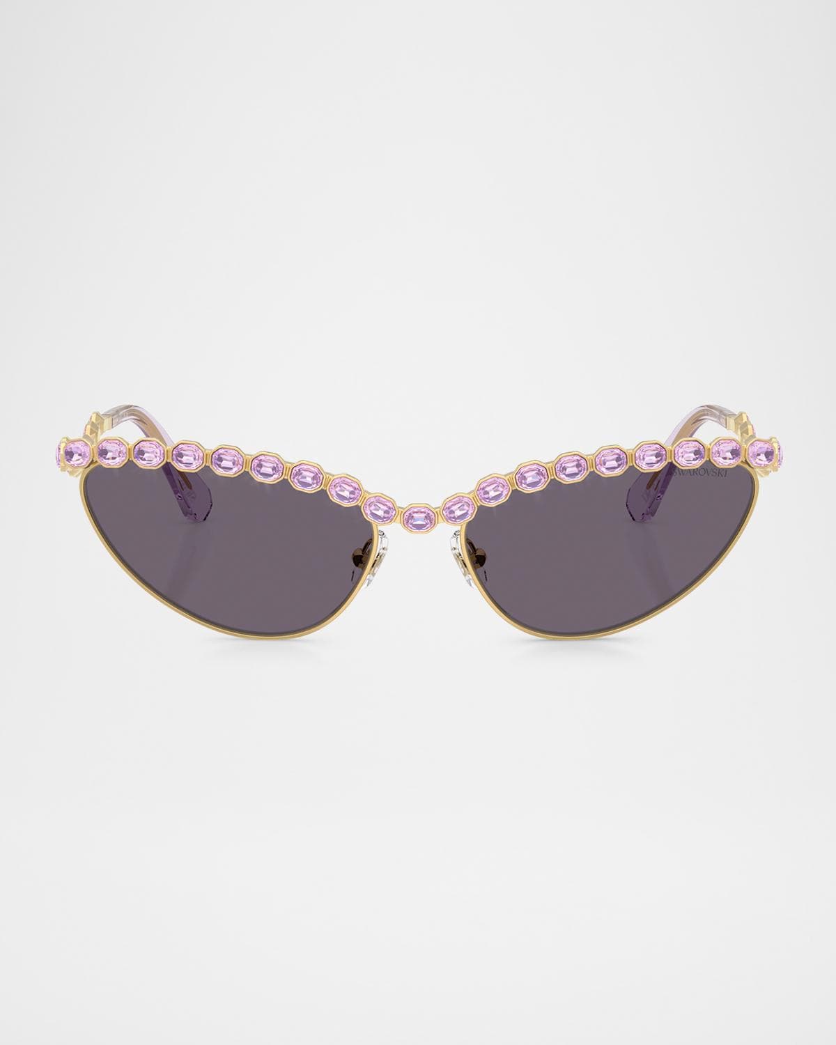 Swarovski SK7030 Cat Eye Crystalized Sunglasses