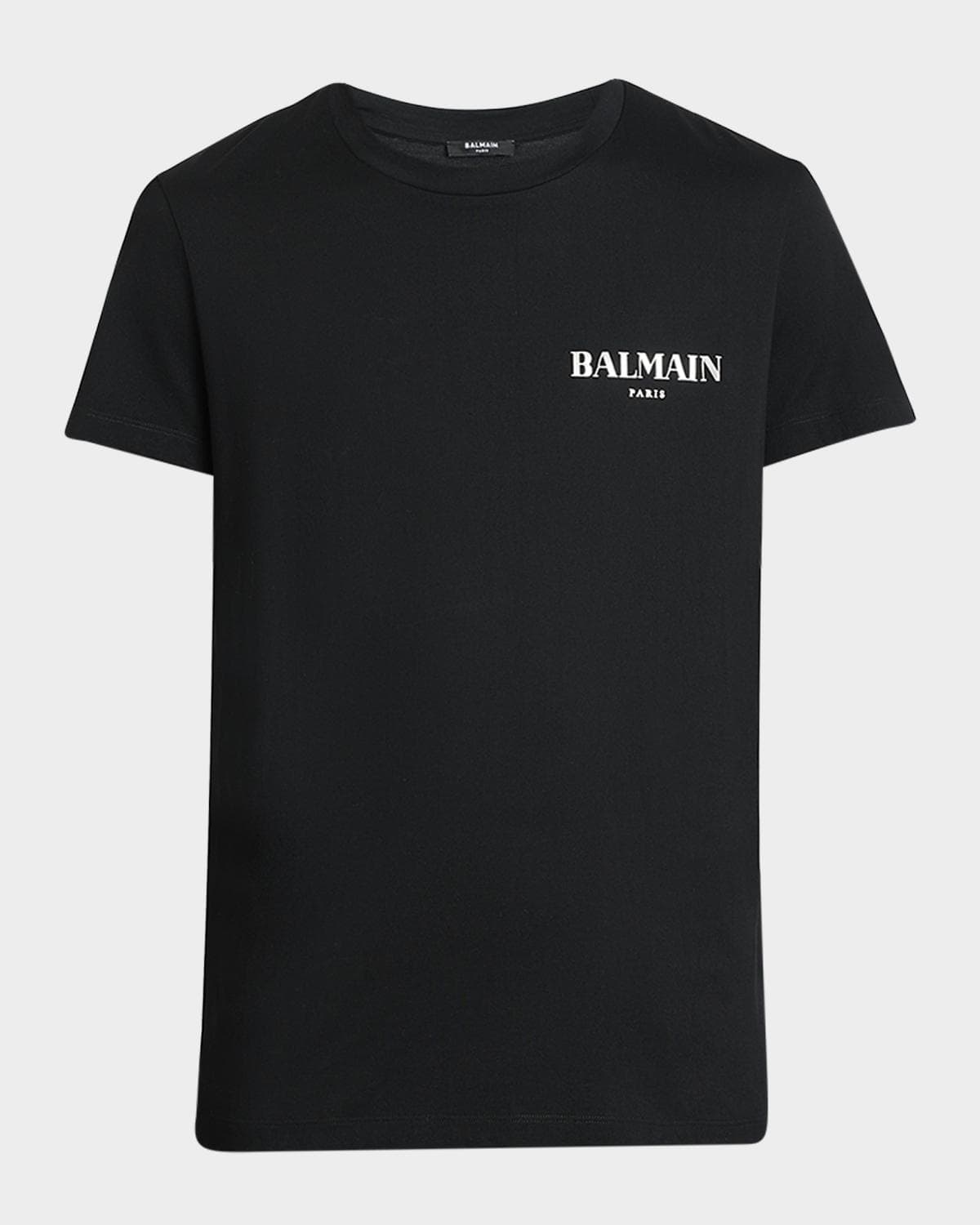 Balmain Men's Vintage Gel Logo Slim-Fit T-Shirt