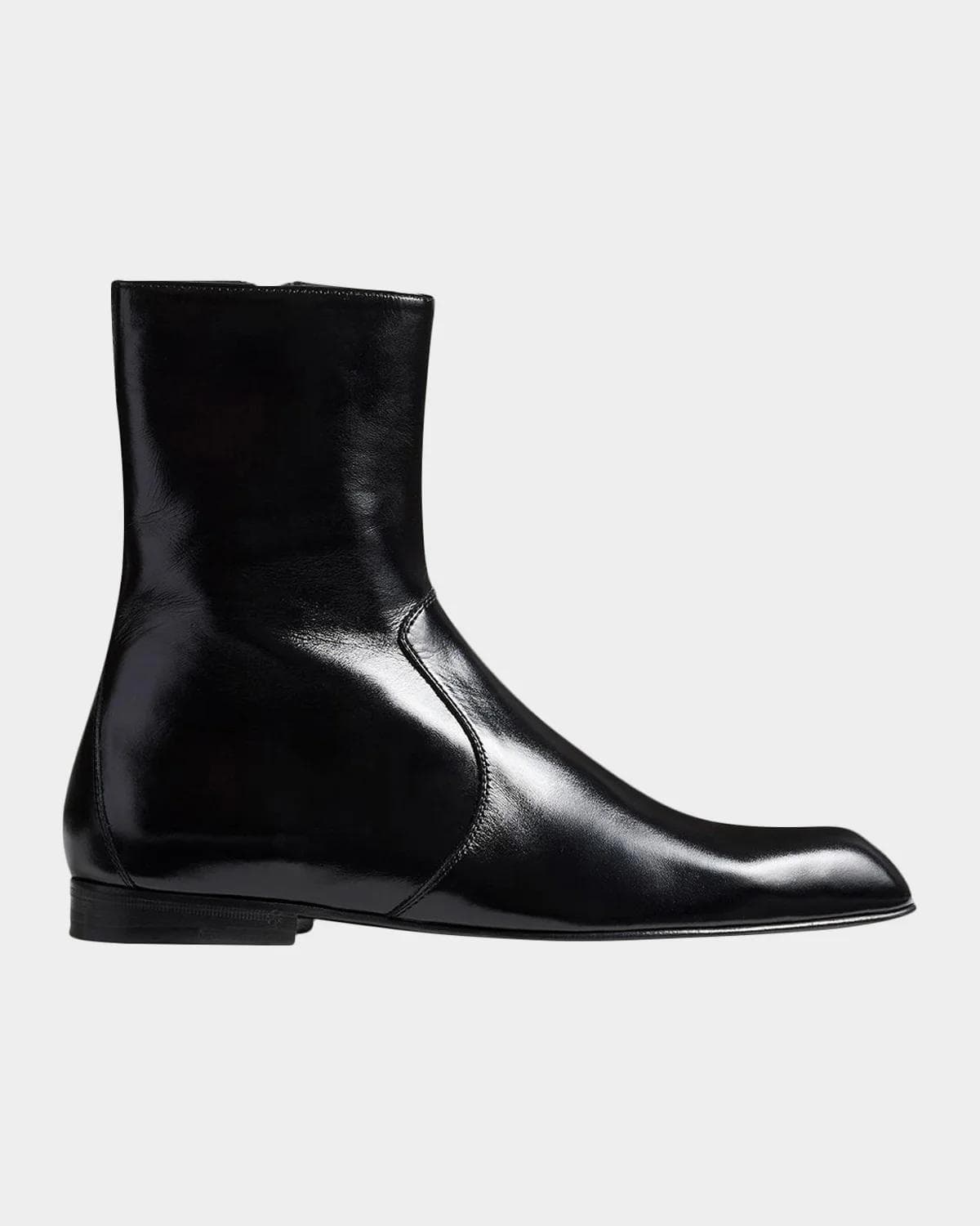 Khaite Colt Leather Ankle Boots