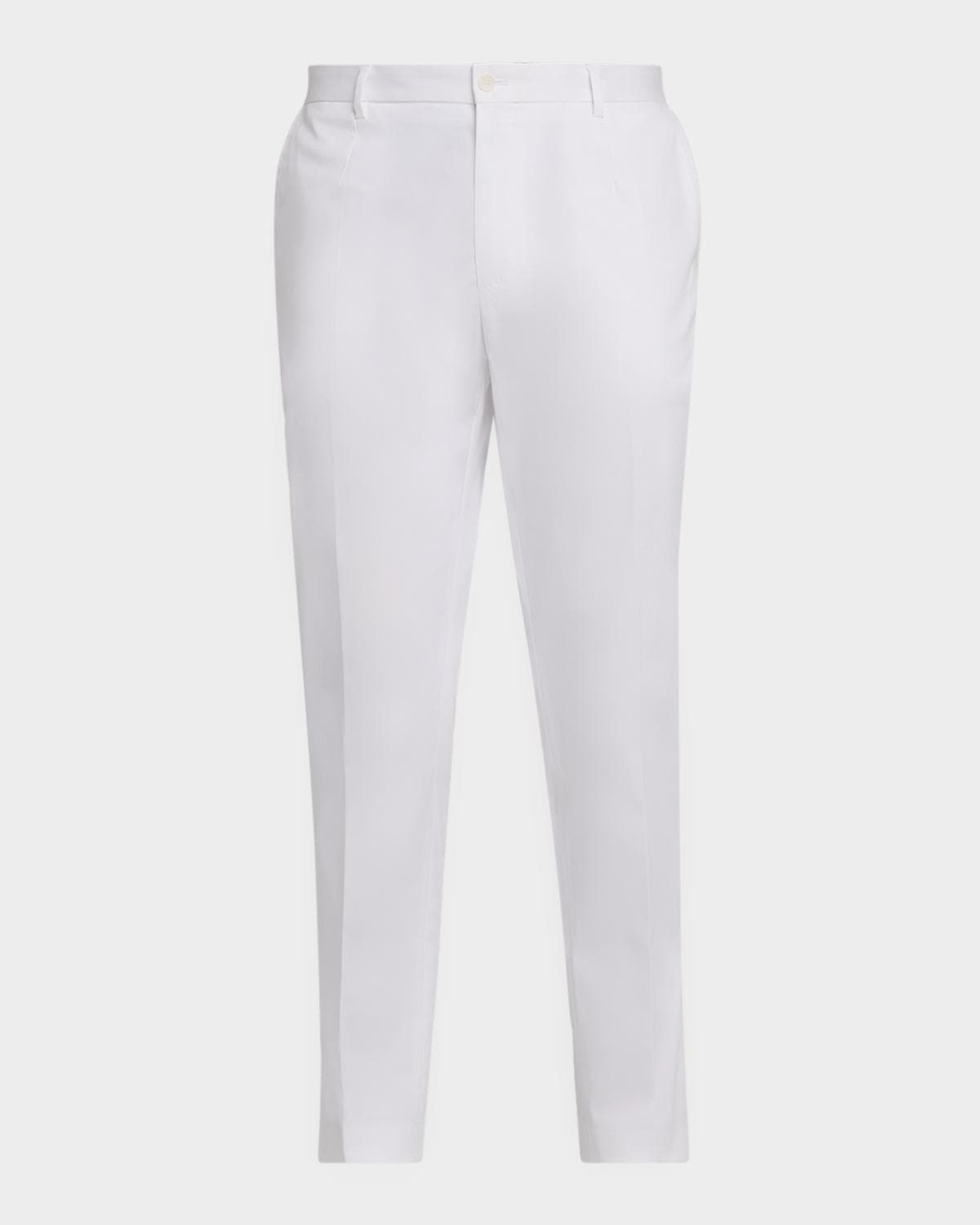 Dolce & Gabbana Men's Maiolica Cotton Stretch Pants