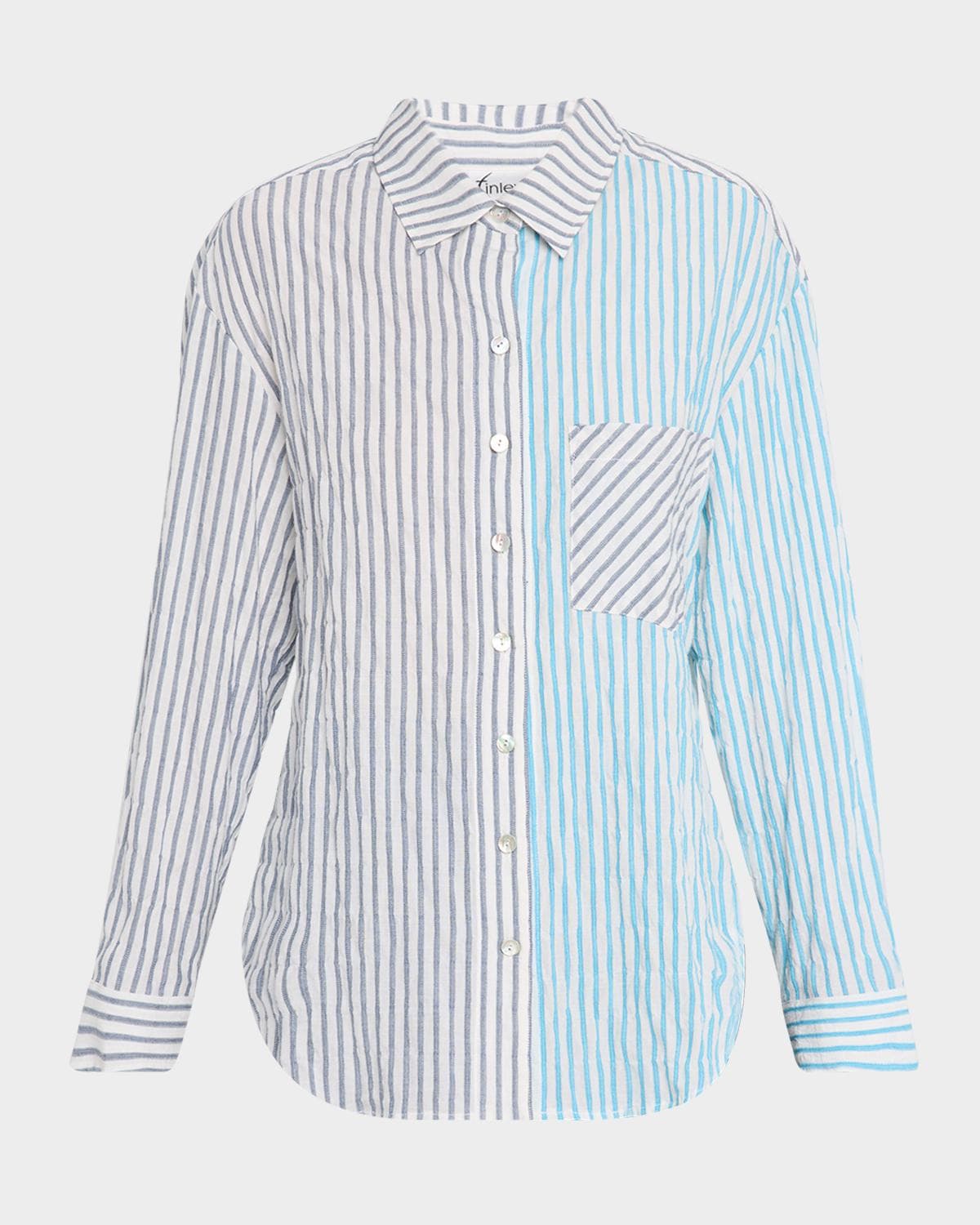 Finley Hilary Striped Button-Down Shirt