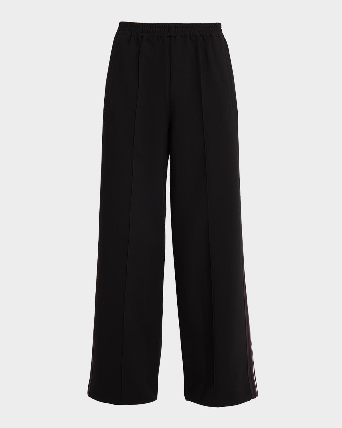 Reiss Robyn Striped Wide-Leg Knit Pants