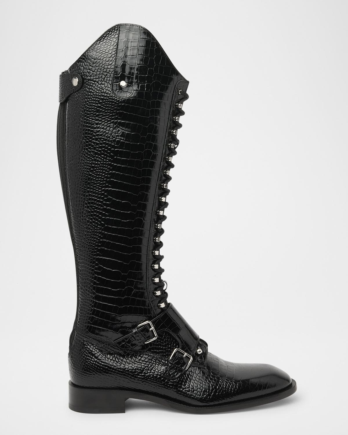 Christian Louboutin Men's Lord Chamb Calf Mini Ali Knee-High Boots