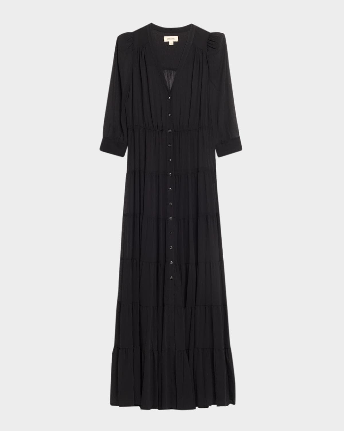 L 'AGENCE Seraphina Tiered Maxi Dress