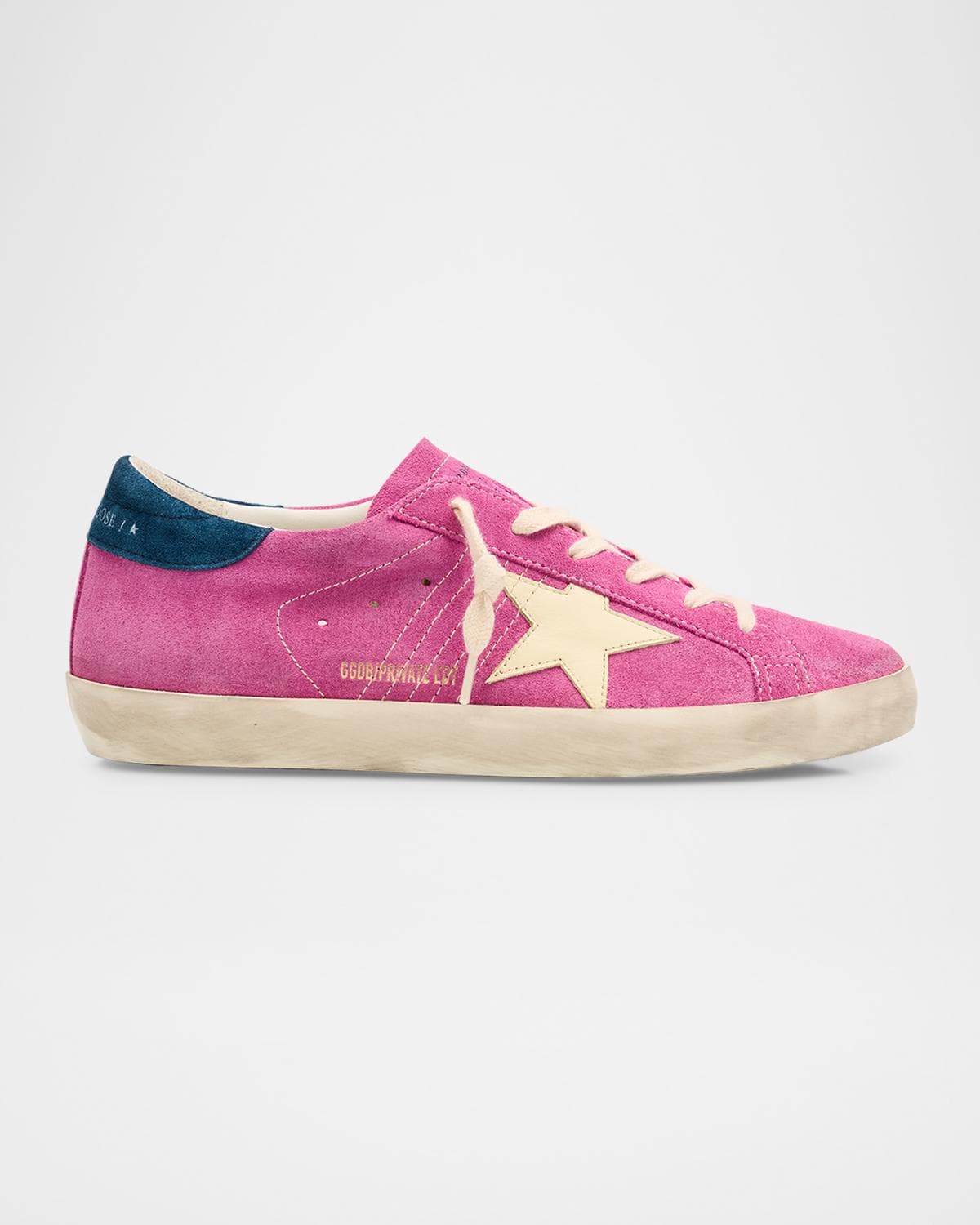 Golden Goose Super-Star Suede Low-Top Sneakers · 8B / 38EU