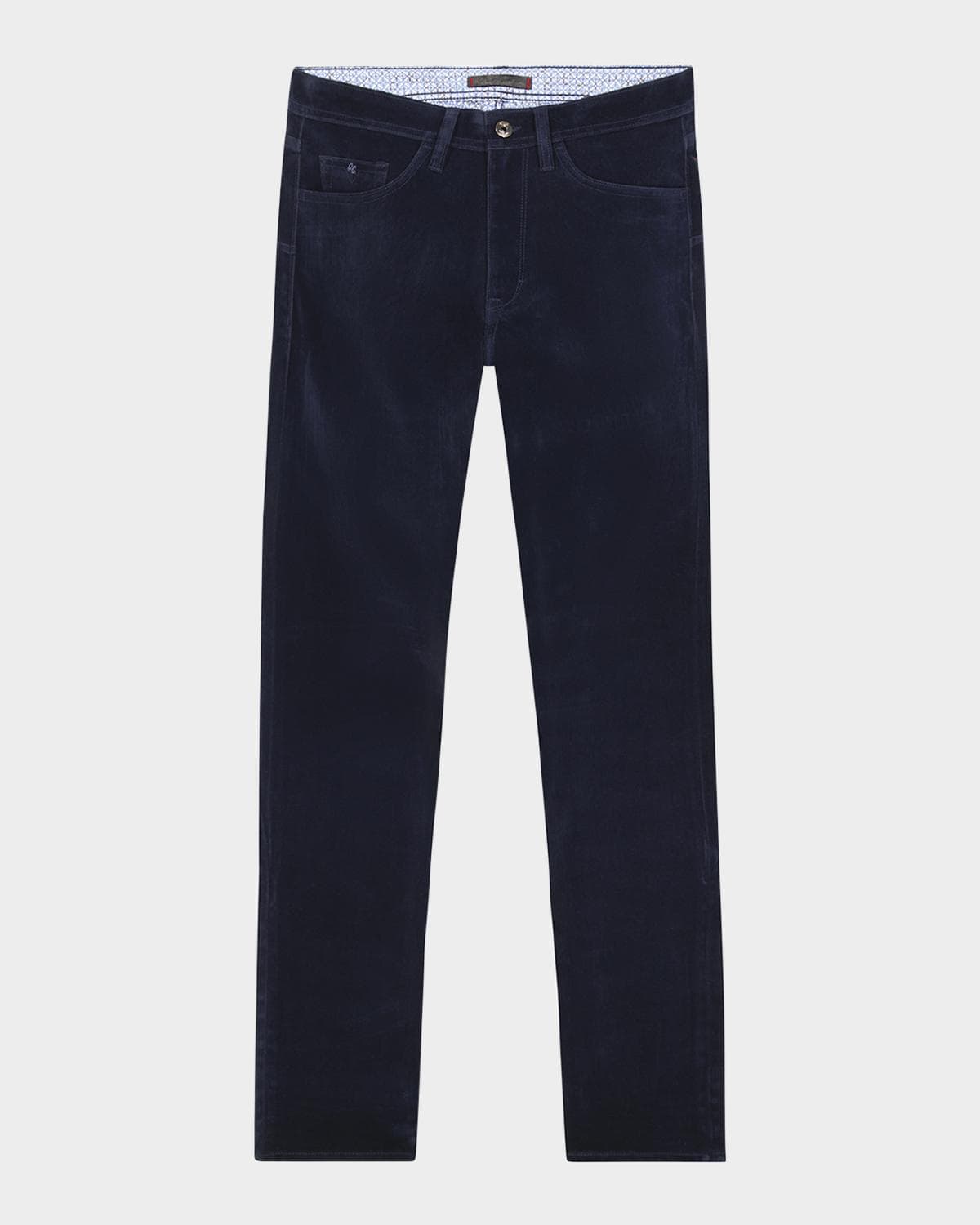Robert Graham Men's Celestial Velvety Slim Five-Pocket Pants
