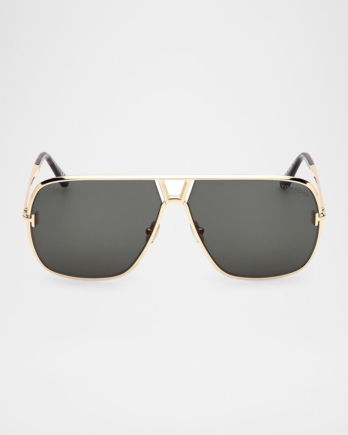 TOM FORD Men's Stavros Acetate Square Sunglasses