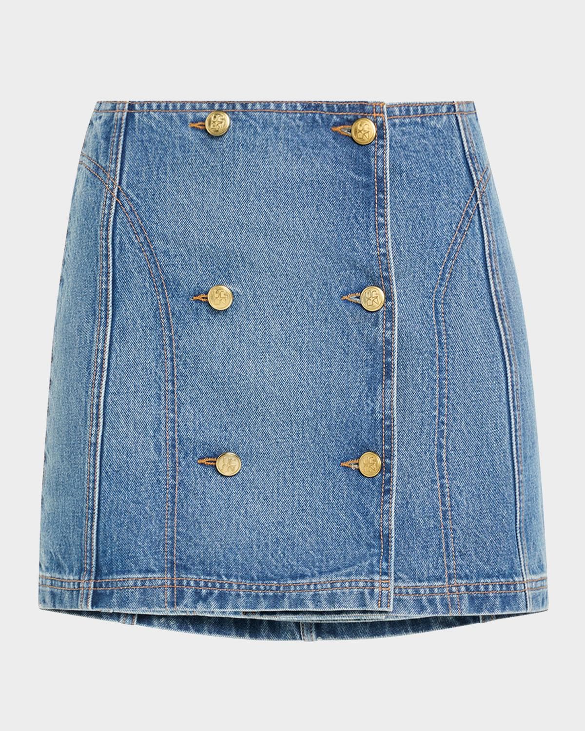 Ulla Johnson The Clara Denim Mini Skirt · 0