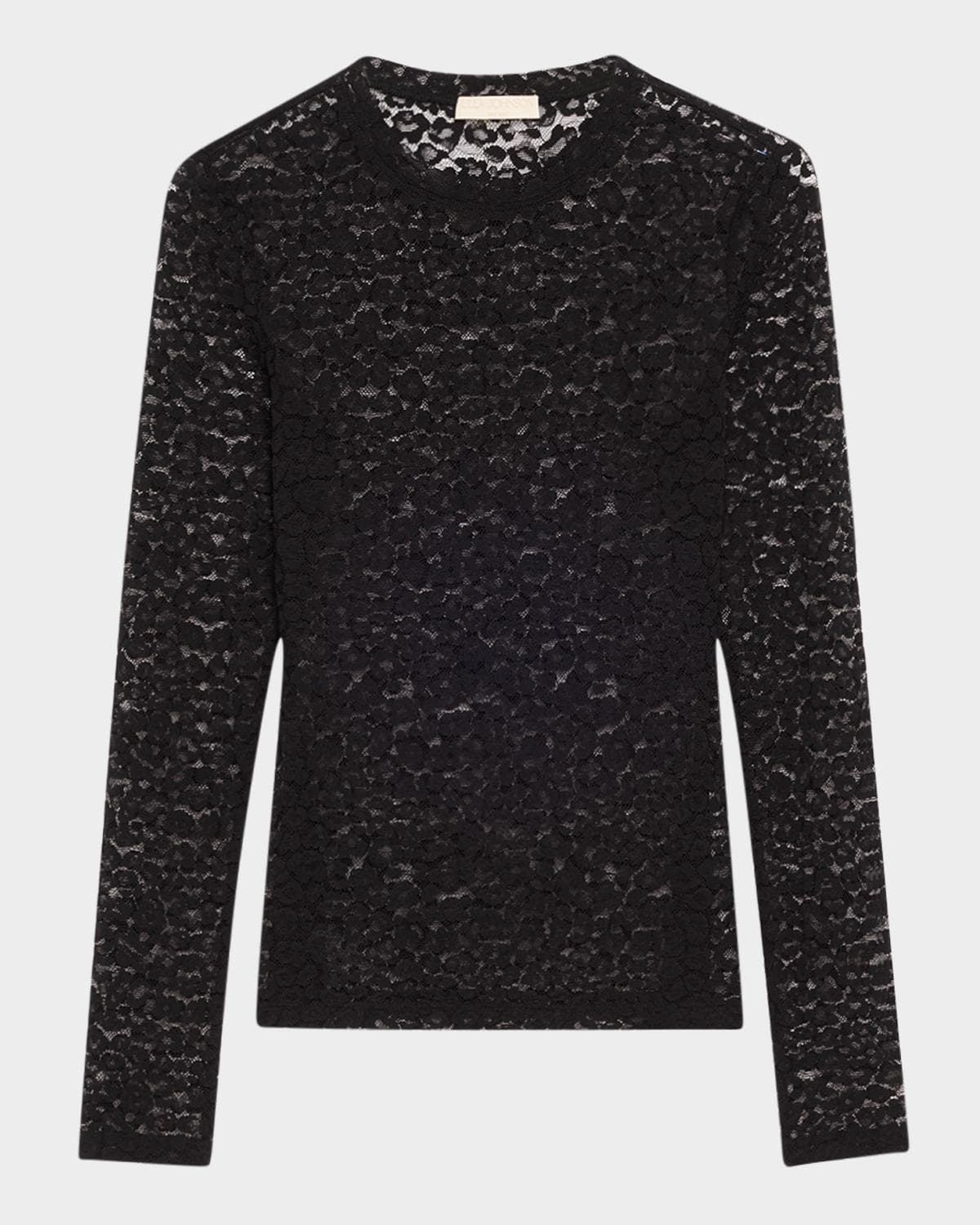 Ulla Johnson Anise Leopard Long-Sleeve Top