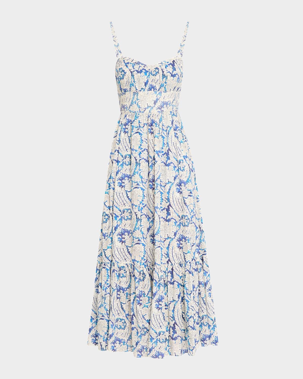 Ulla Johnson Nadine Sweetheart Cami Midi Dress