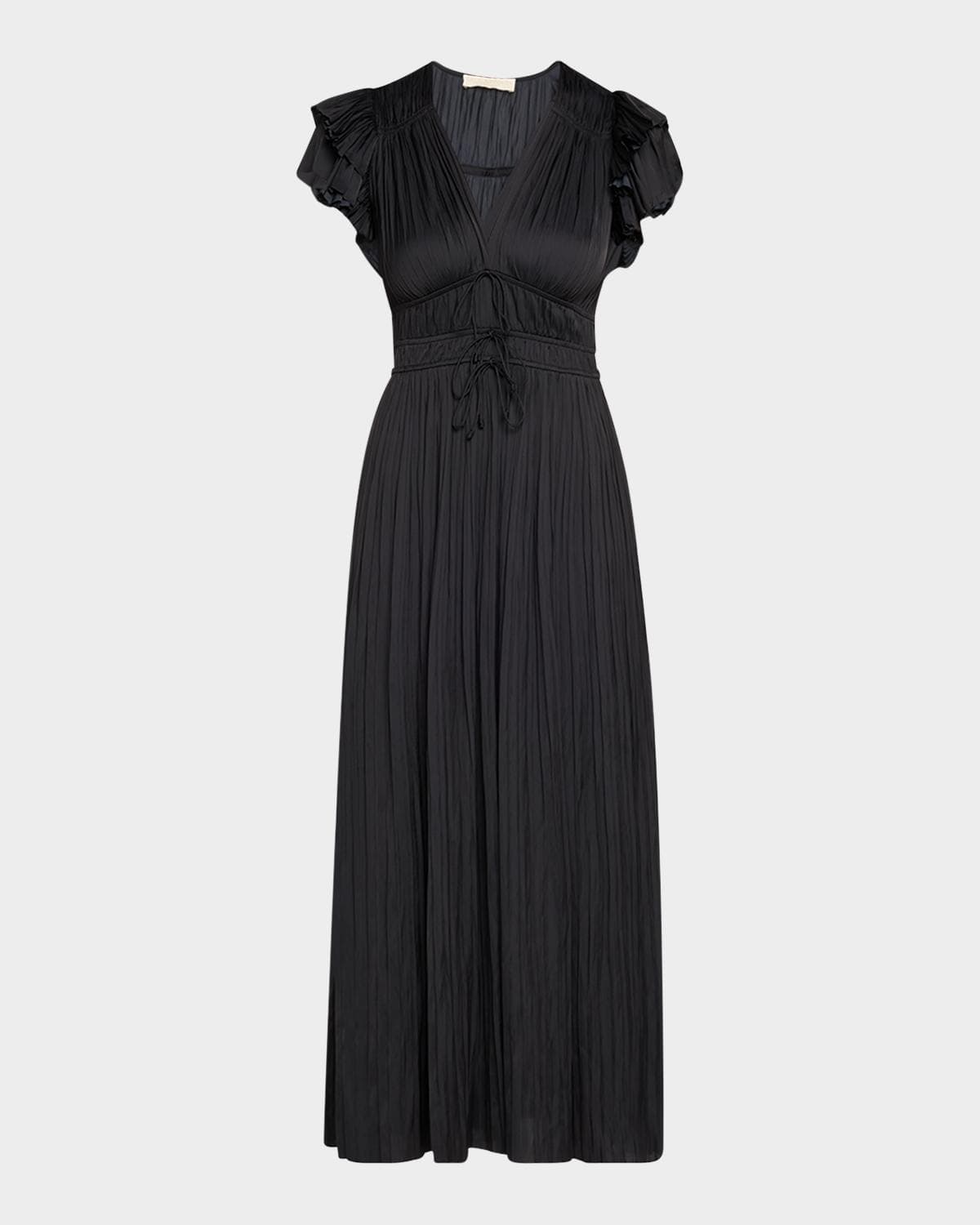 Ulla Johnson Patrice Flutter-Sleeve Midi Dress