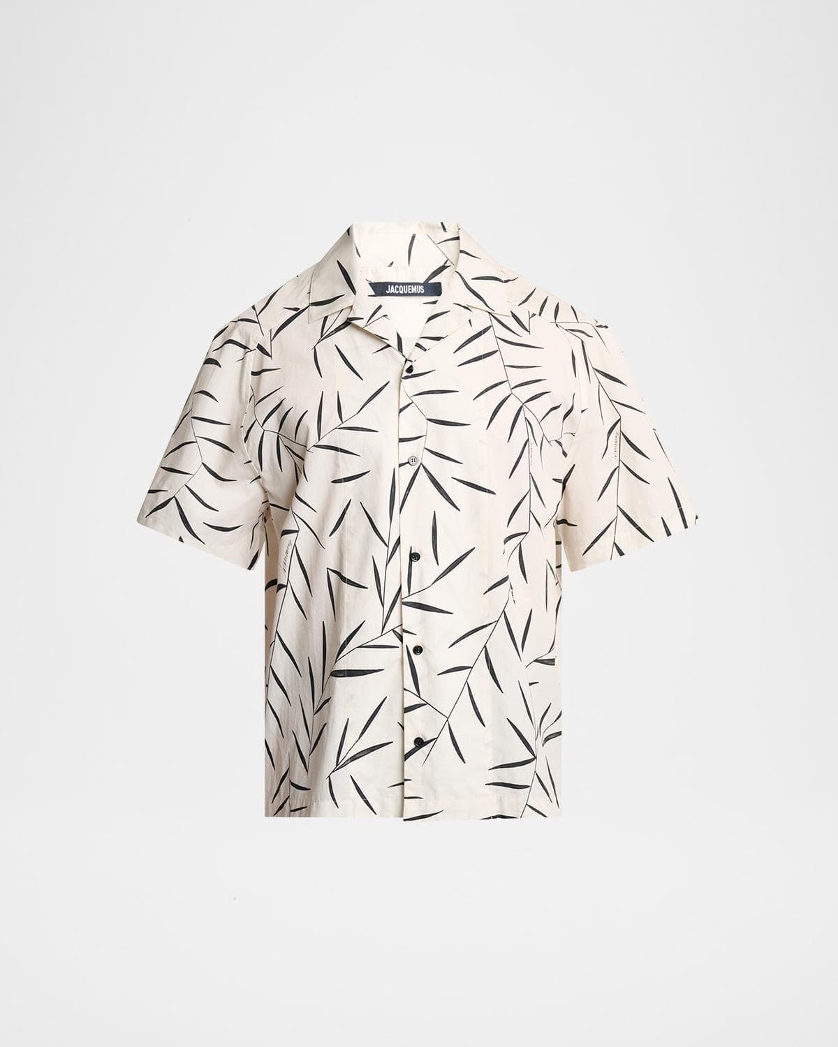 Jacquemus Men's Fonccio Cotton Camp Shirt