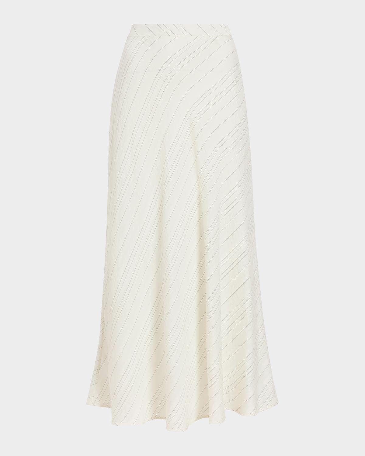 Proenza Schouler White Label Kaia Woven Stripe Midi Skirt