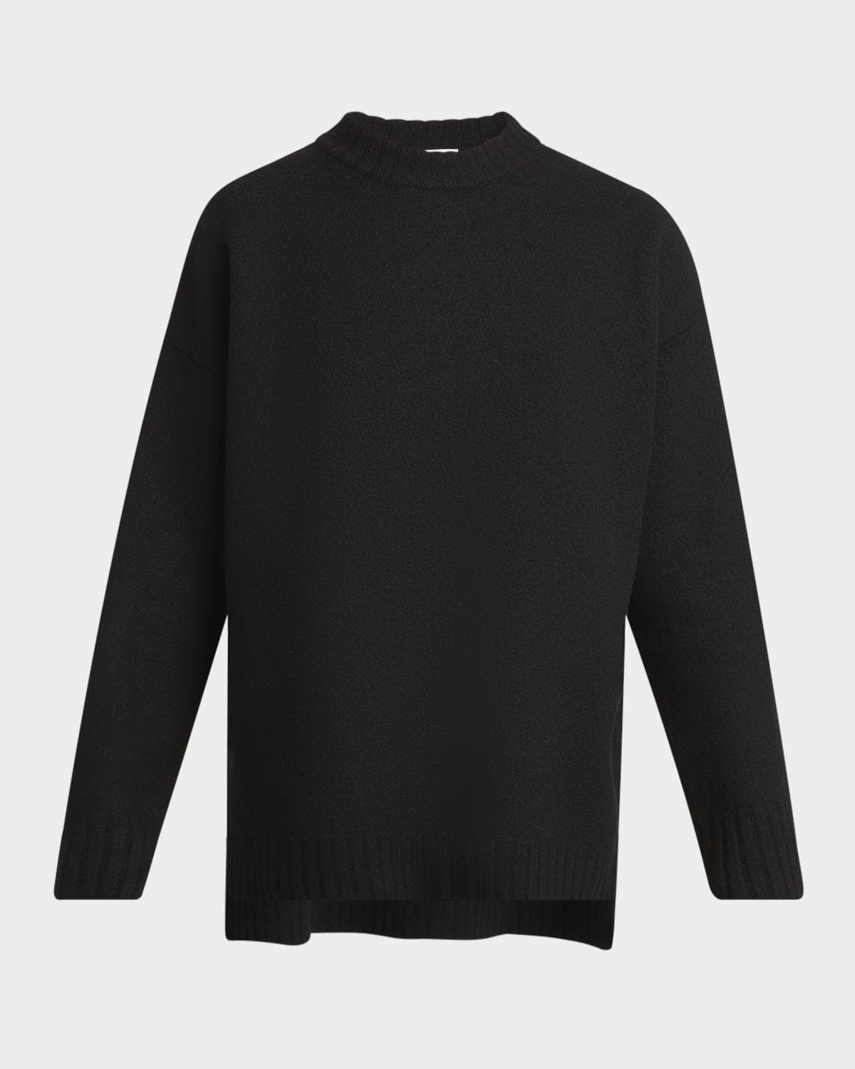 Jil Sander Superfine Merino Wool Oversized Crewneck Sweater