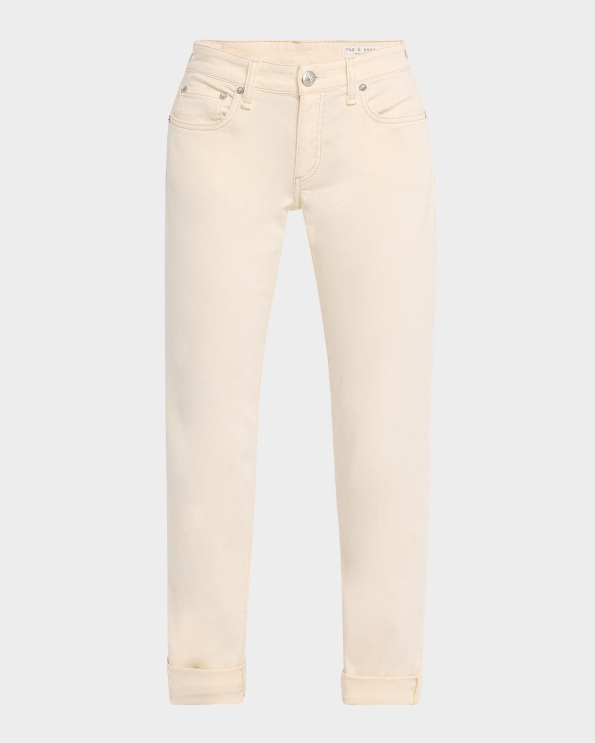 rag & bone Dre Low-Rise Slim Boyfriend Jeans