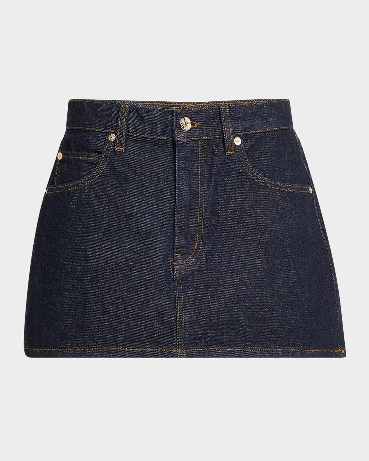 FRAME The Denim Mini Skirt