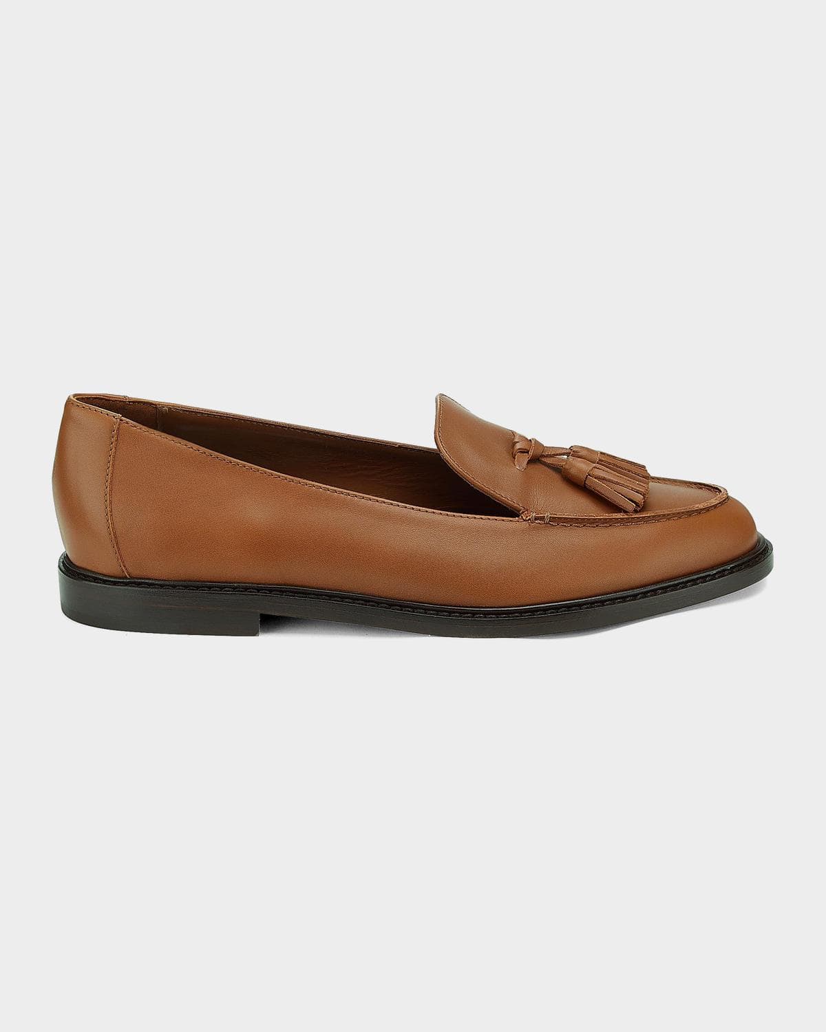Manolo Blahnik Bucky Leather Loafers