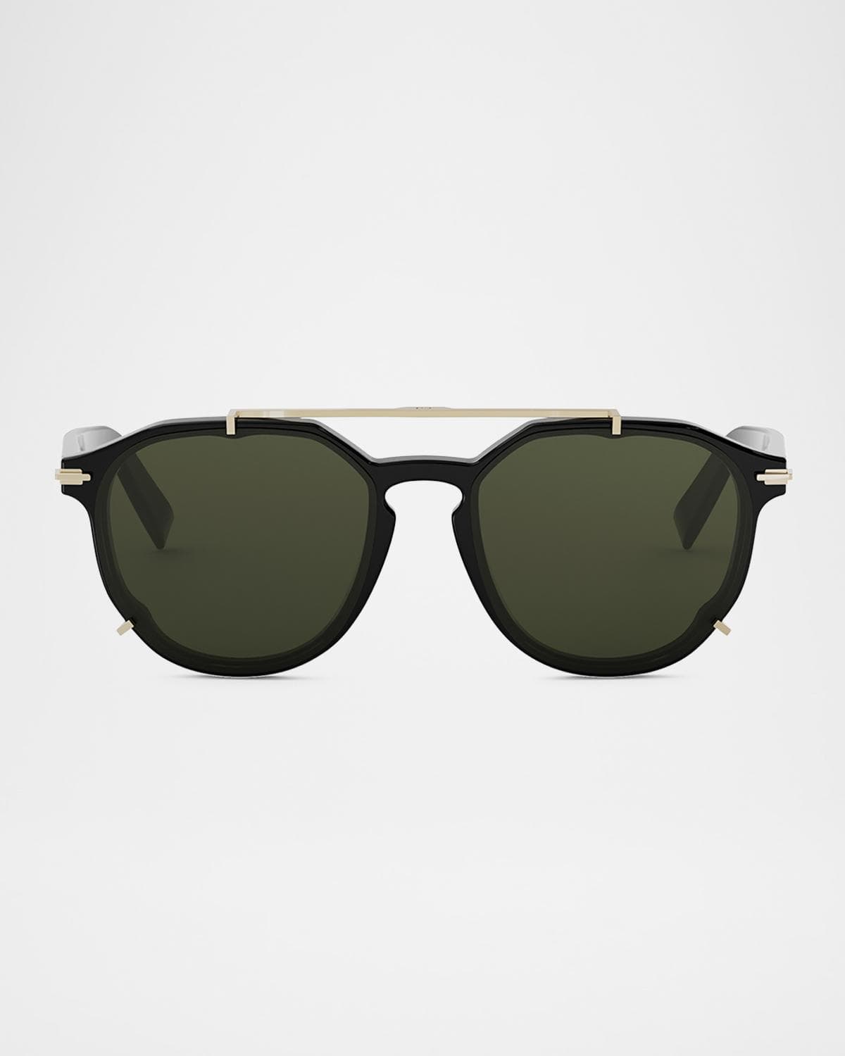 Dior Men's DiorBlackSuit RI Round Acetate & Metal Sunglasses