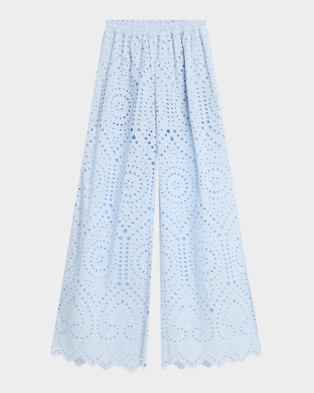 Generation Love Connie Wide-Leg Eyelet Pants