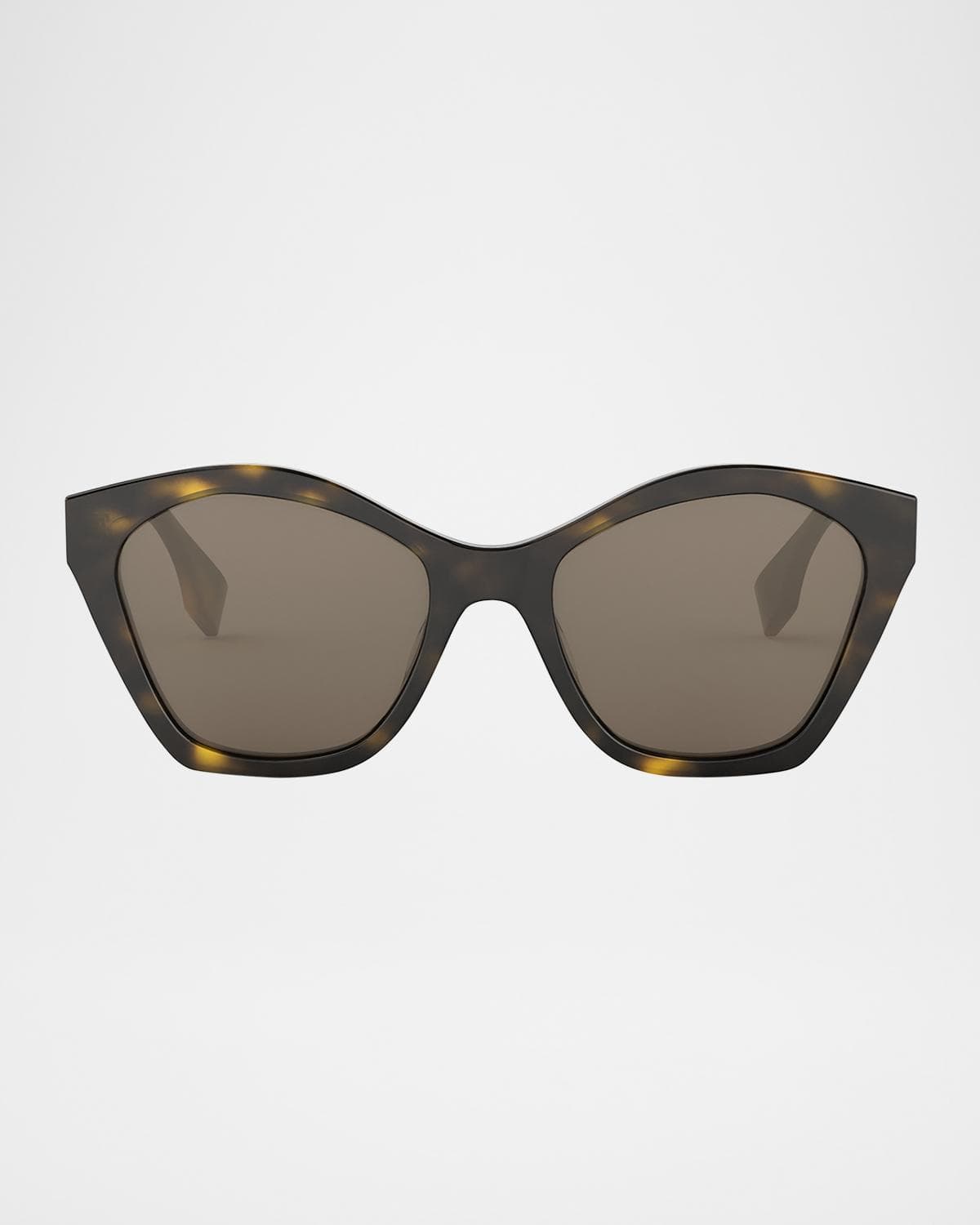 Fendi Lettering Square Acetate Sunglasses