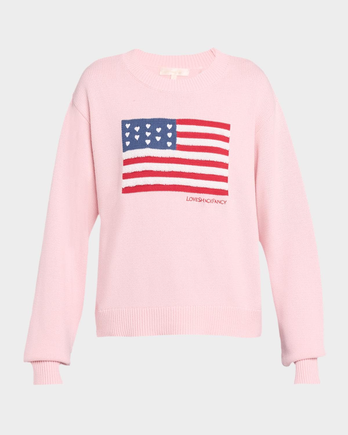 LoveShackFancy Ty Cotton Flag Pullover