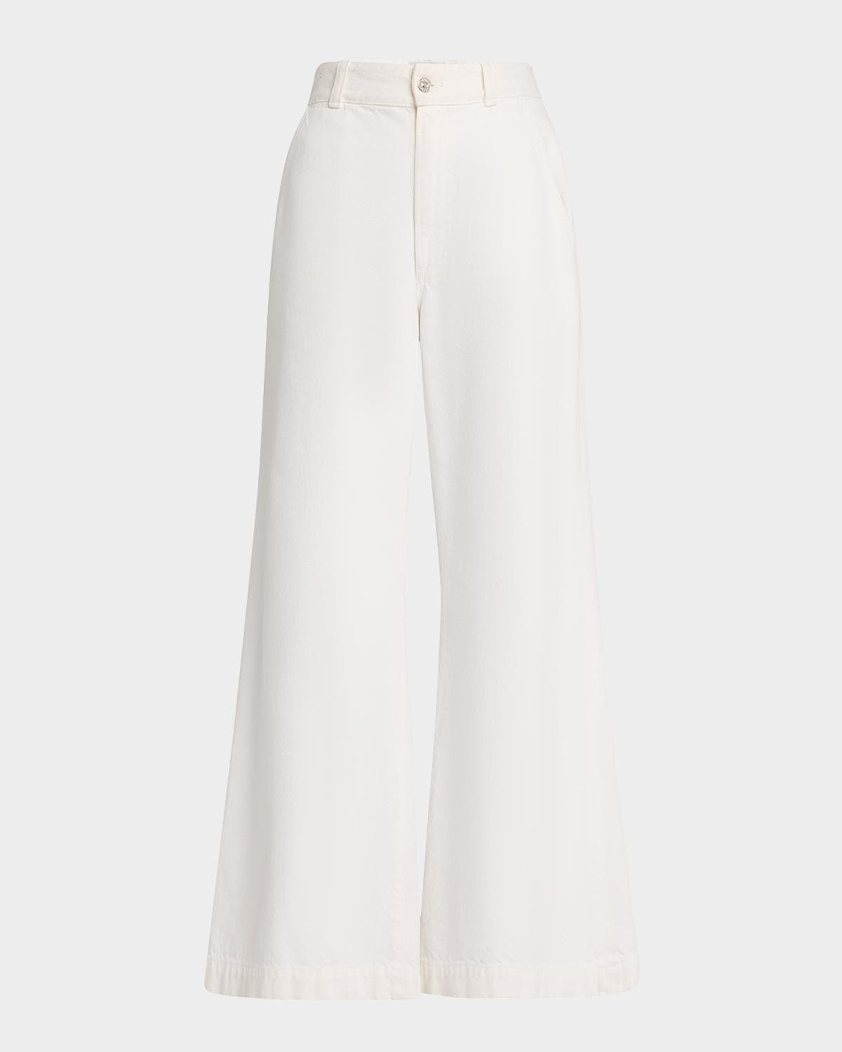 Good Work by Argent x Citizens of Humanity Beverly High-Rise Wide-Leg Cotton Trousers