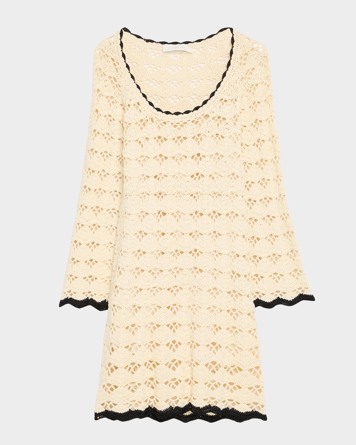 Zimmermann Rhiannon Crochet Mini Dress