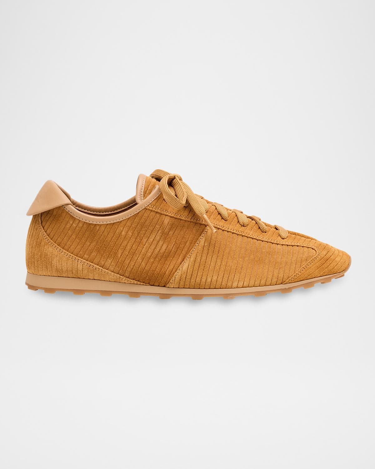 Jacquemus Men's Les Tennis Stripe Suede Low-Top Sneakers