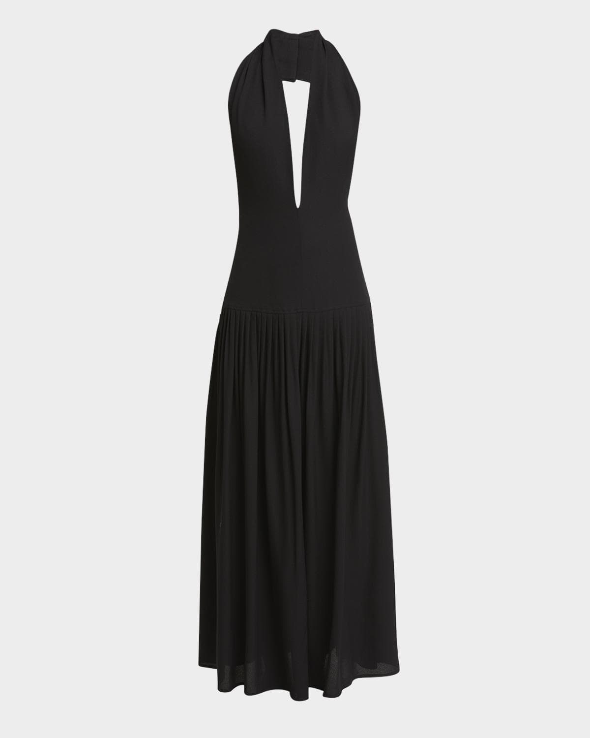 Proenza Schouler Tala Halter Viscose Georgette Dress