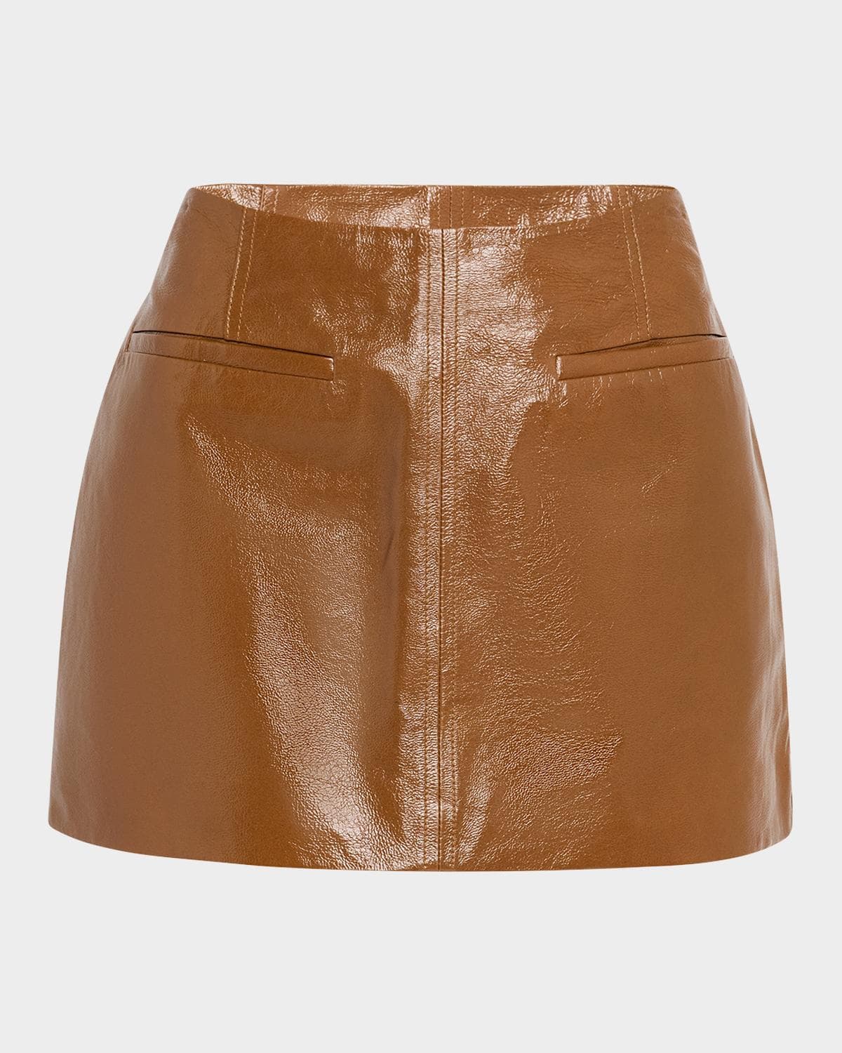 A.L.C. Cowan Leather Mini Skirt