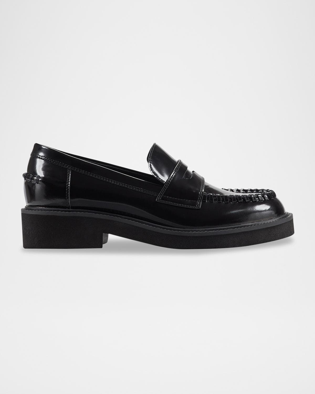 Marc Fisher LTD Dagman Whipstitch Leather Loafers · 9B / 39EU