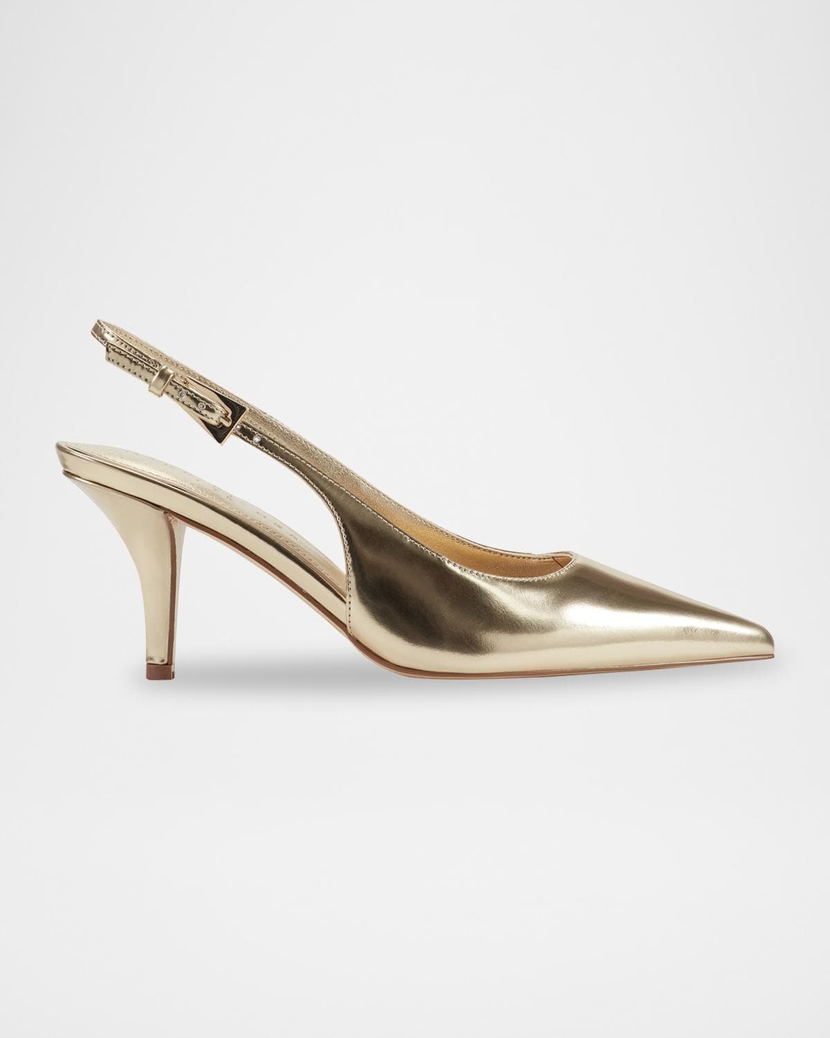 Marc Fisher LTD Dorie Metallic Leather Slingback Pumps