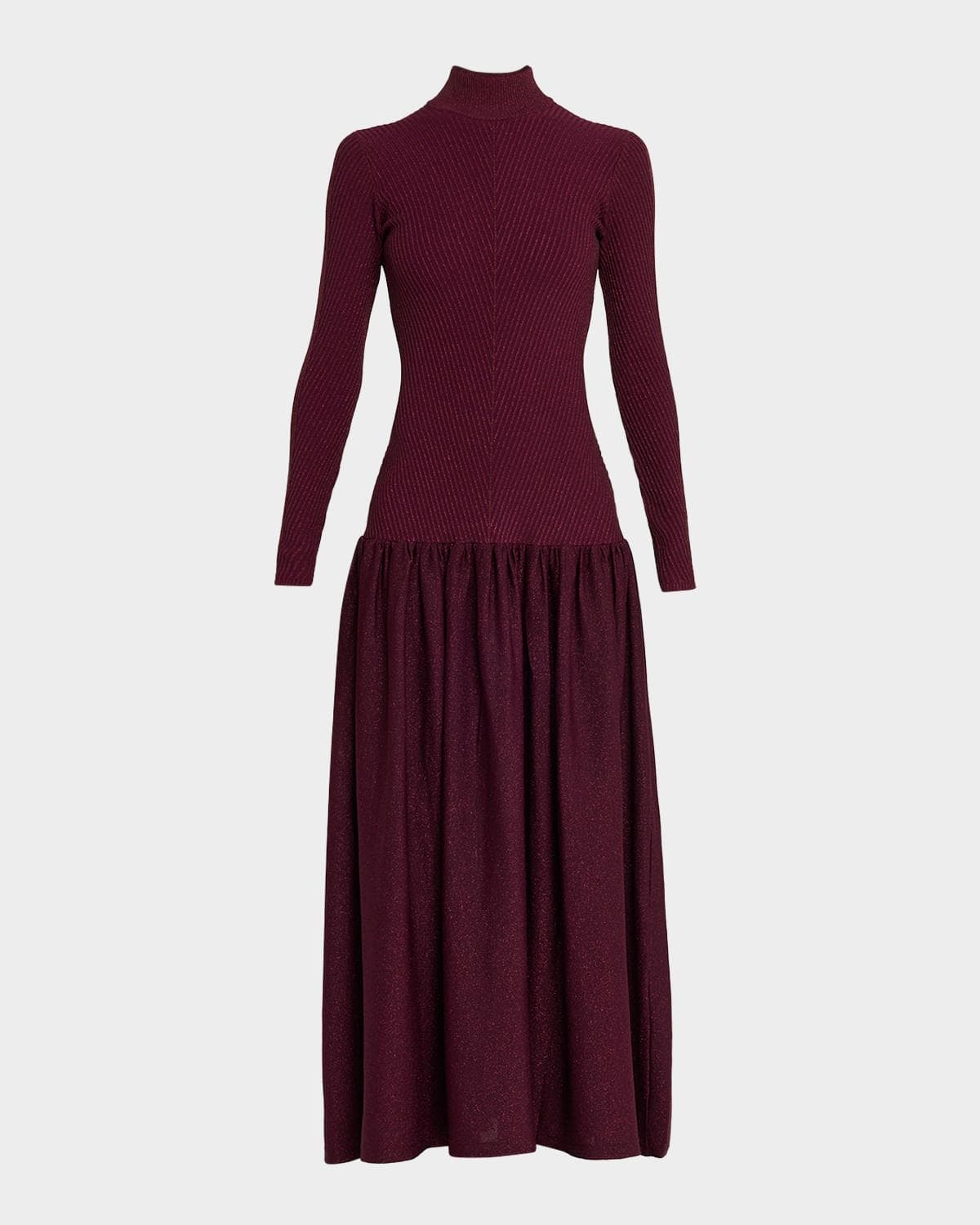Retrofête Bandini Knit Drop-Waist Maxi Dress