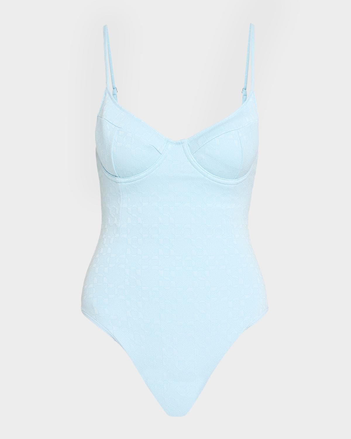 SIMKHAI Demi Bustier One-Piece Swimsuit