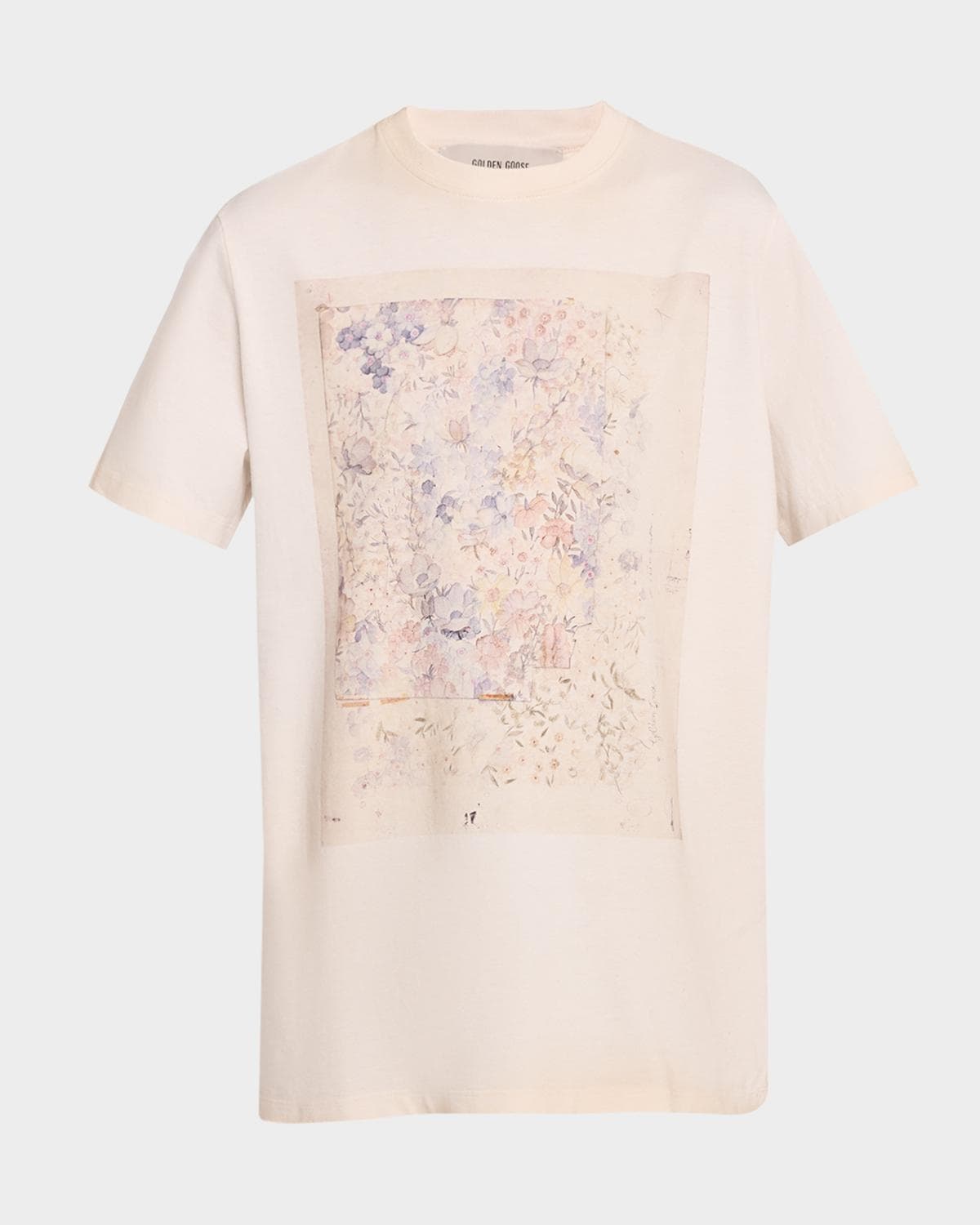 Golden Goose Journey Floral Print Crewneck T-Shirt