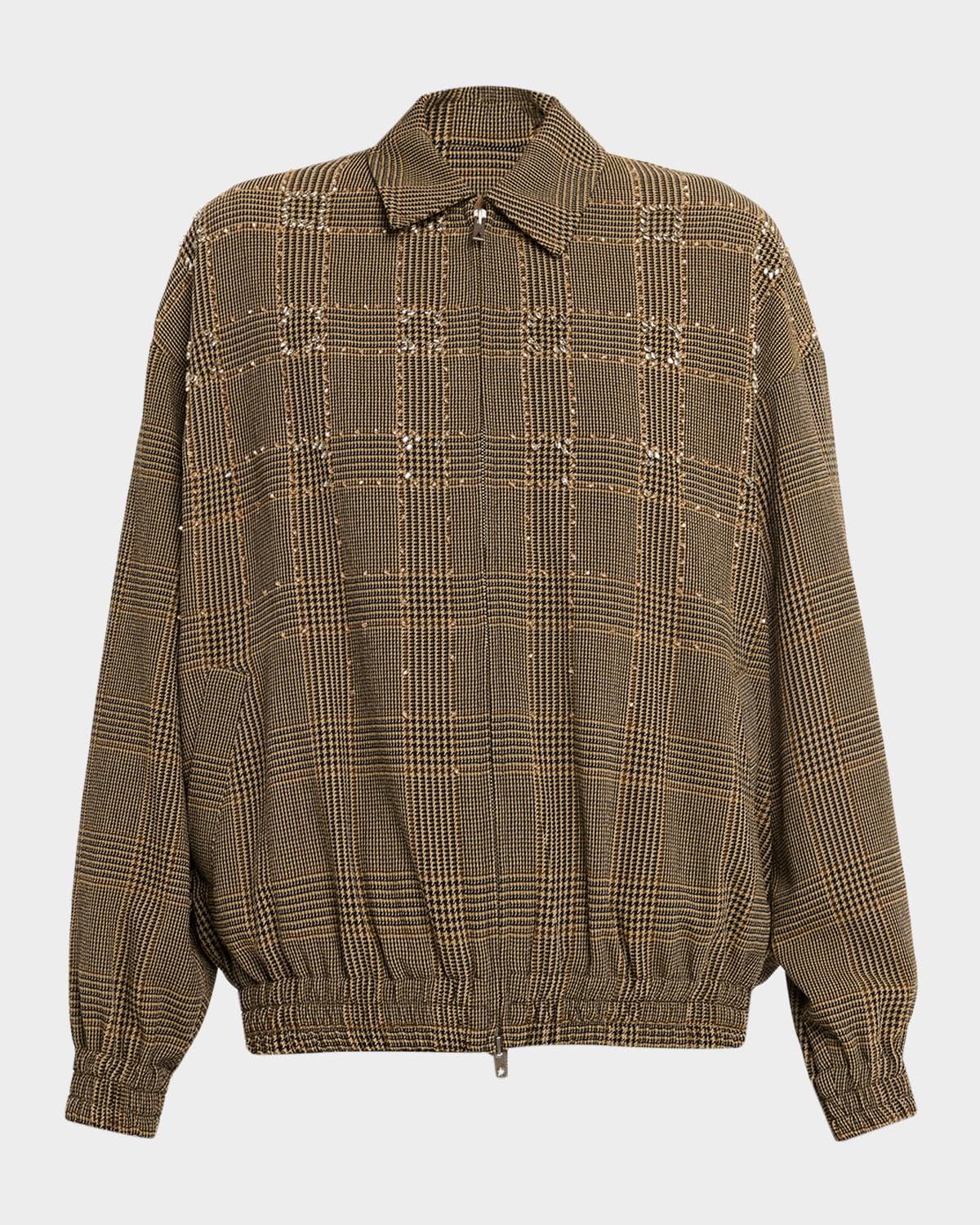 Golden Goose Journey Prince of Wales Bomber Jacket