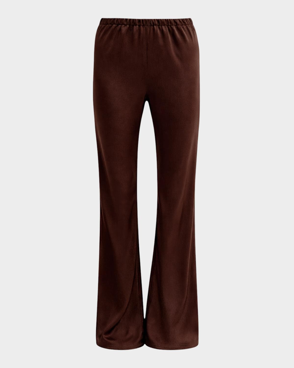 LaMarque Emile Straight-Leg Satin Pants