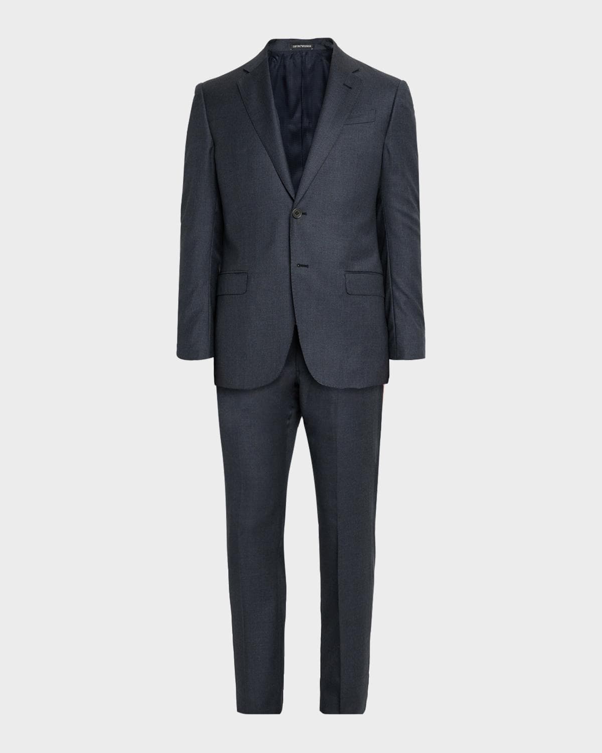 Emporio Armani Men's 130's Wool Petite Check G Line Two-Piece Suit