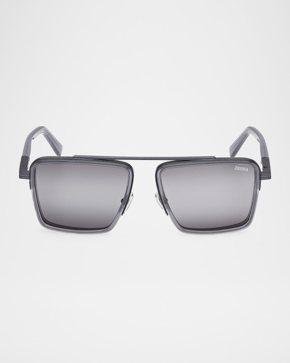 ZEGNA Men's Metal Aviator Sunglasses