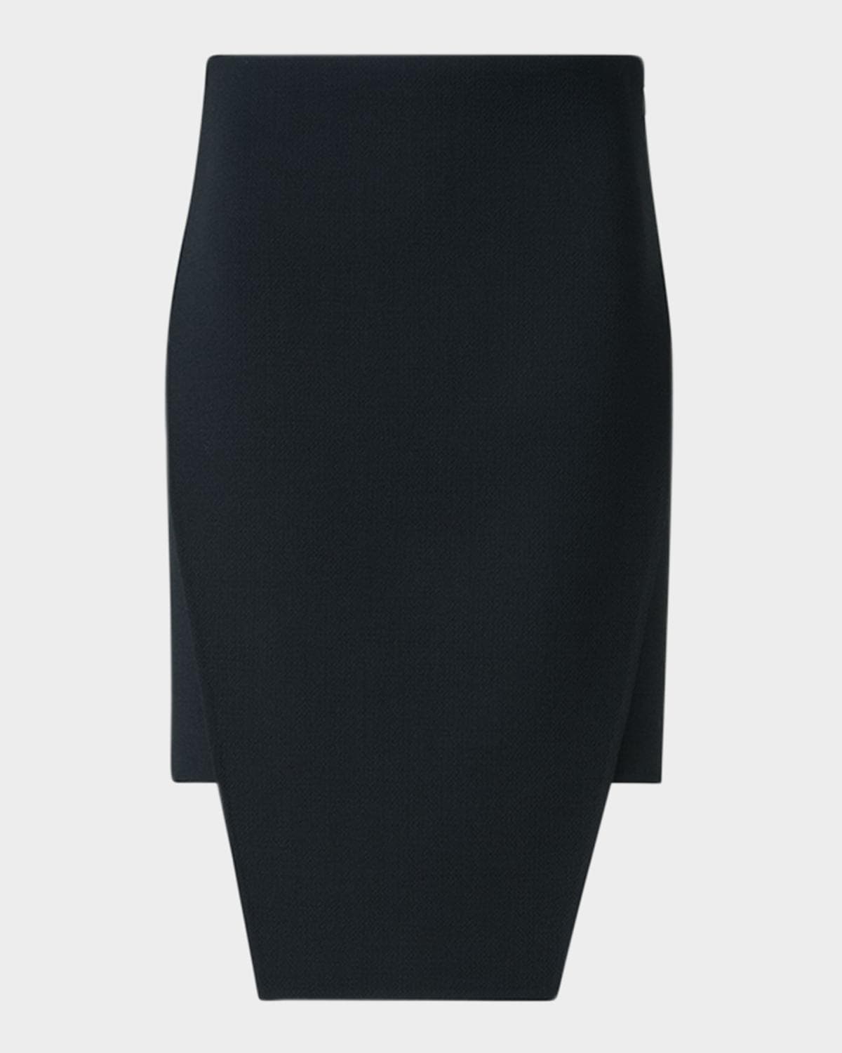 Akris Trapezoid Apron Mini Skirt