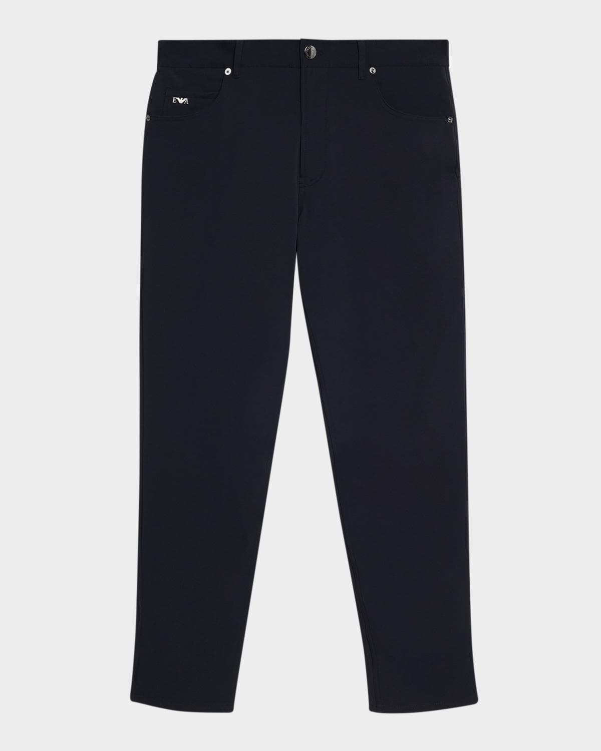 Emporio Armani Men's Nylon Technical Stretch Five-Pocket Pants