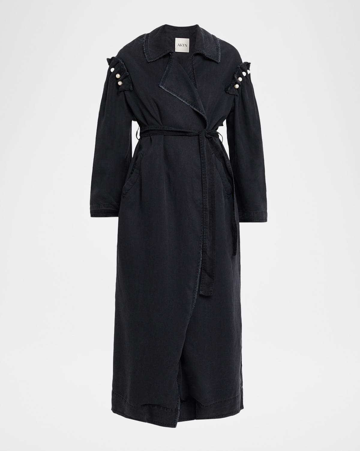 Akyn Studio Rocia Denim Trench Coat