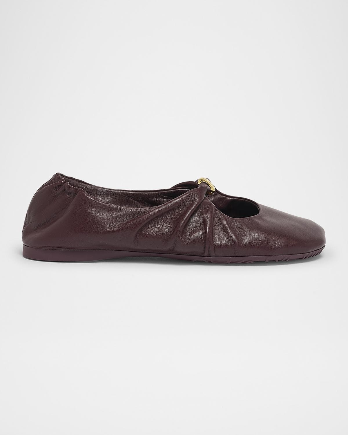 LOEWE Pebble Soft Leather Ballerina Flats · 7