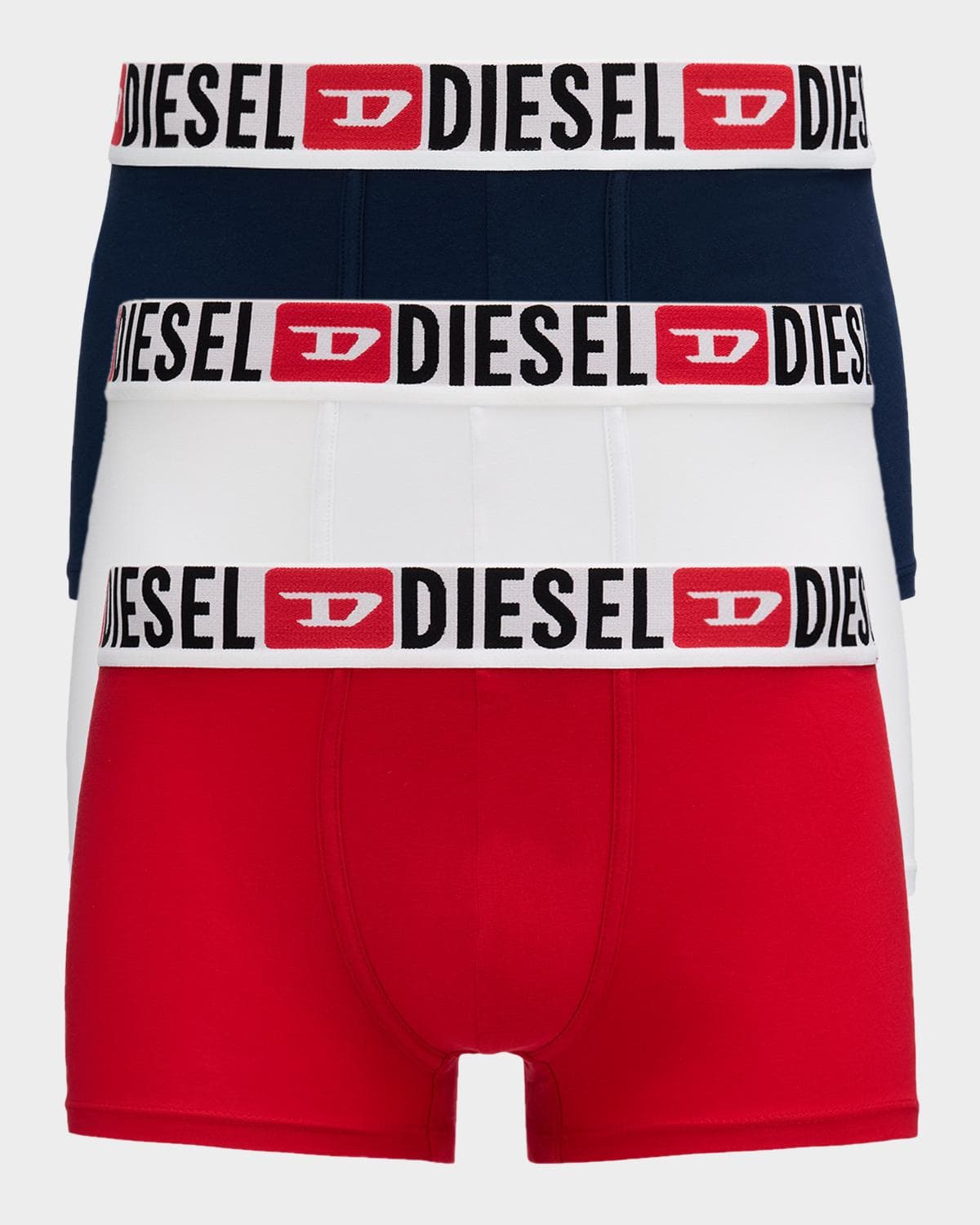 Diesel Men's Damien Multicolor DCore 3-Pack Boxer Briefs