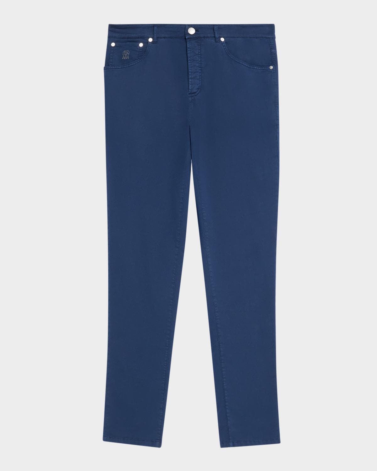 Brunello Cucinelli Men's Italian-Fit Denim Five-Pocket Pants
